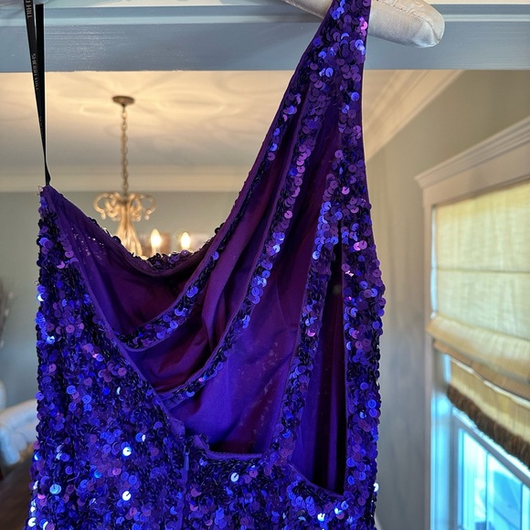 Beautiful Ombre Purple Sherri Hill prom dress!! - Picture 6 of 11